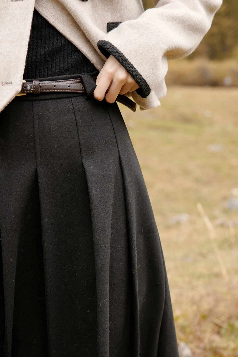 A Line Maxi Skirt for Women