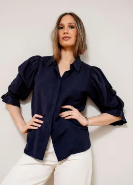 Amy shirt Marine Linen