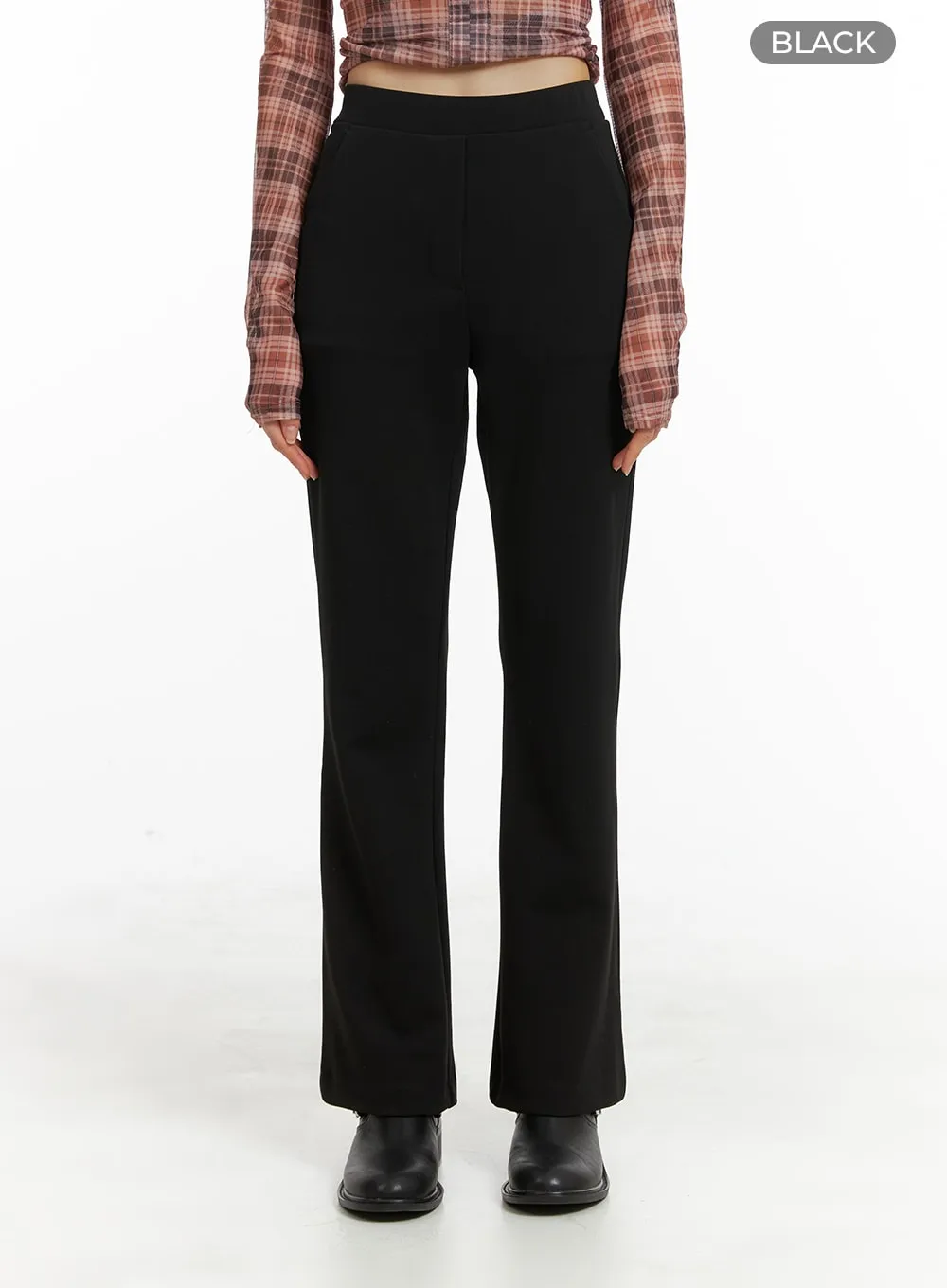 Basic Straight Trousers OM426