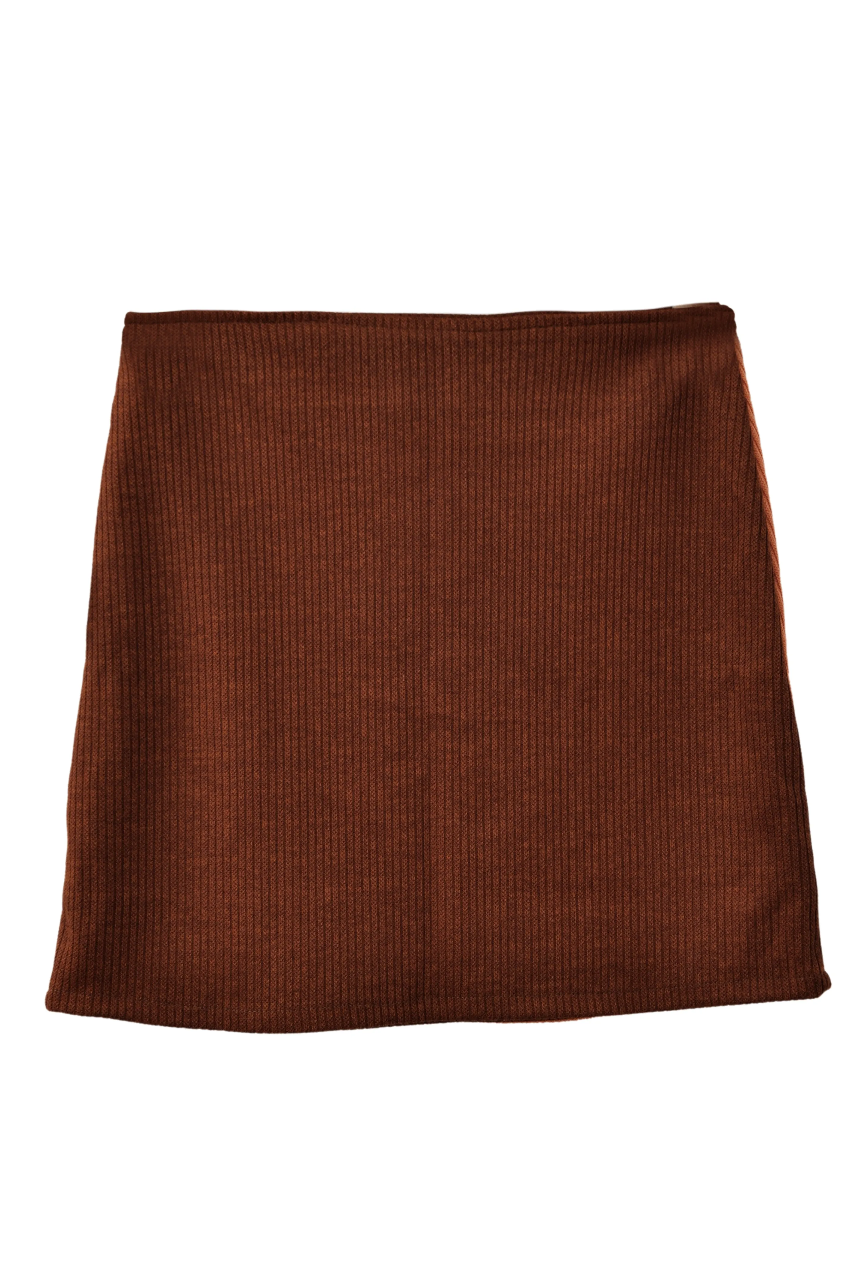 Better days Mini Rosey Brown Skirt