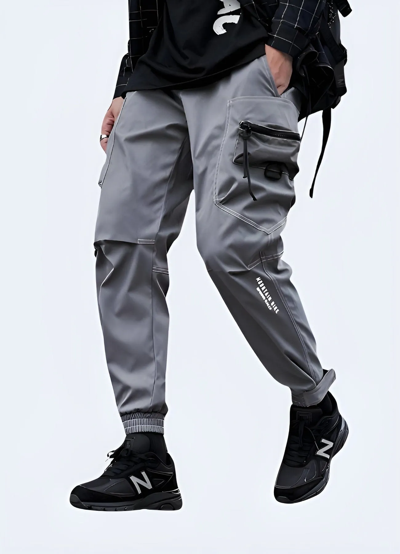 Black Skinny Cargo Pants