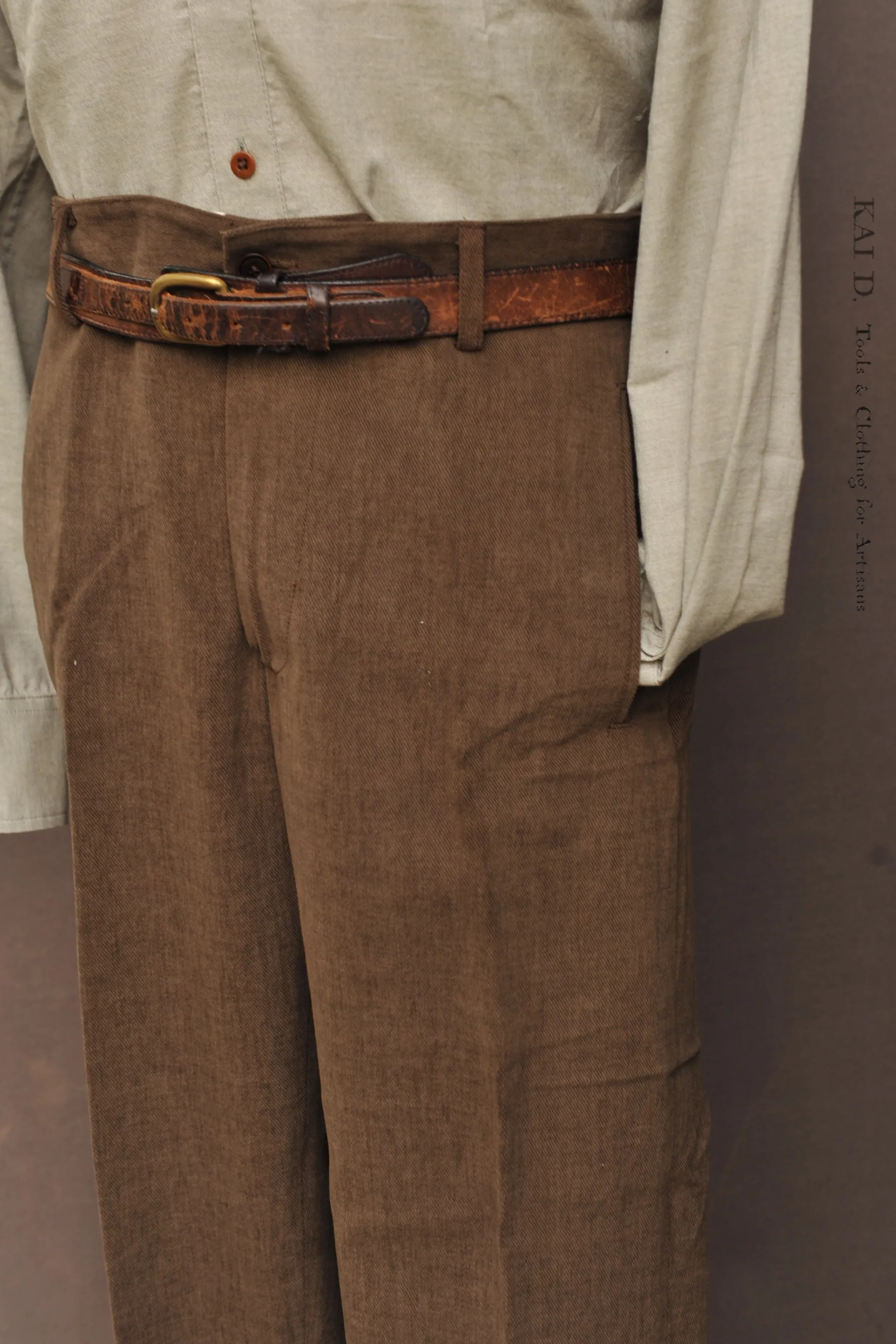 Brancusi Pants - Saddle Brown - 29