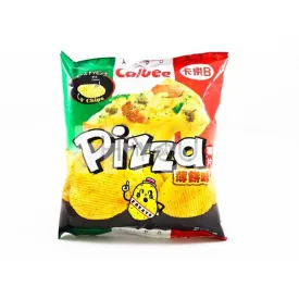 Calbee Pizza Flavoured Potato Chips 55g ~ 卡乐B薯片 披萨口味 55g