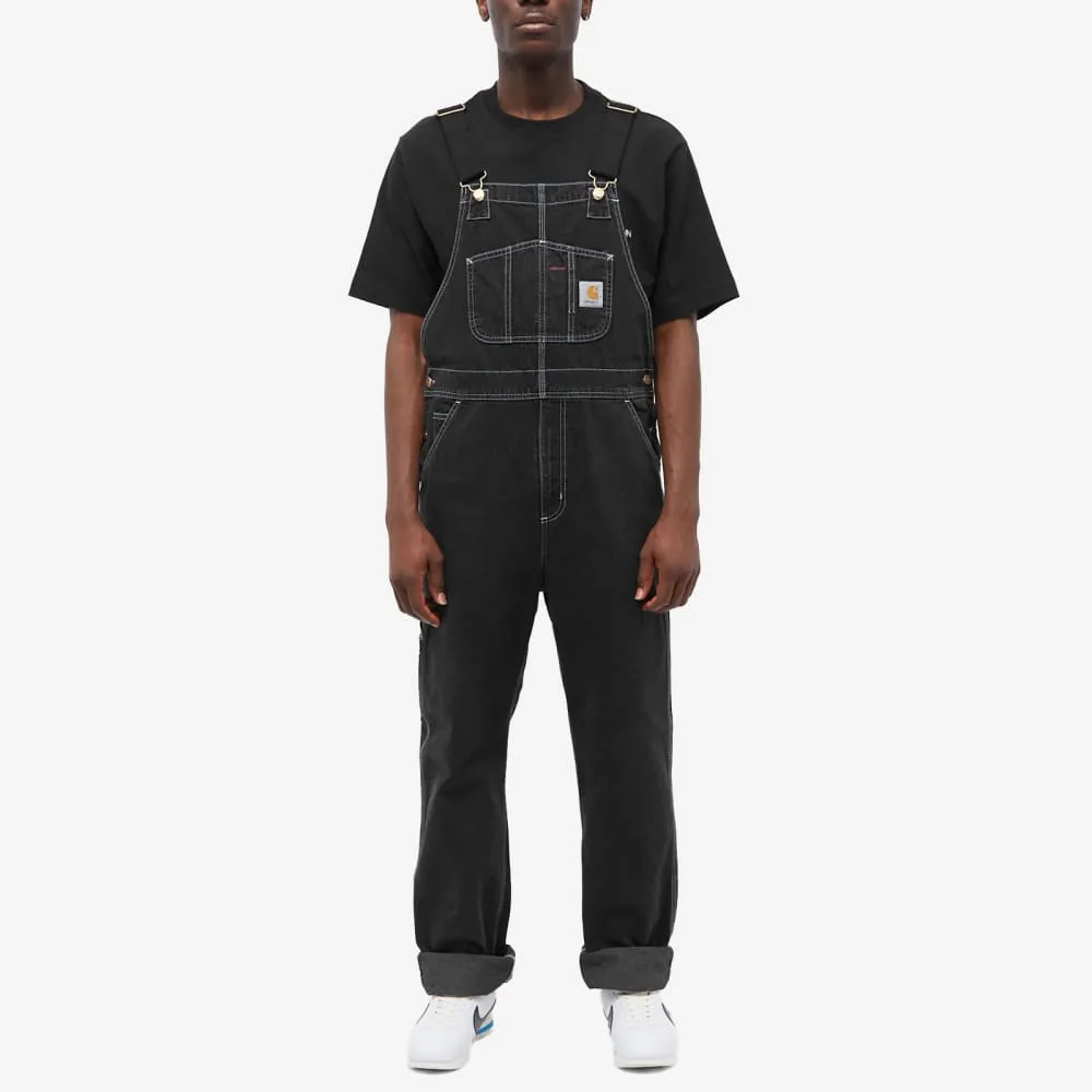 Carhartt WIP Denim Overalls, Black