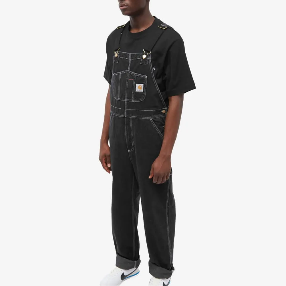 Carhartt WIP Denim Overalls, Black