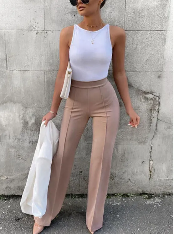 Casual Wide Leg Pants