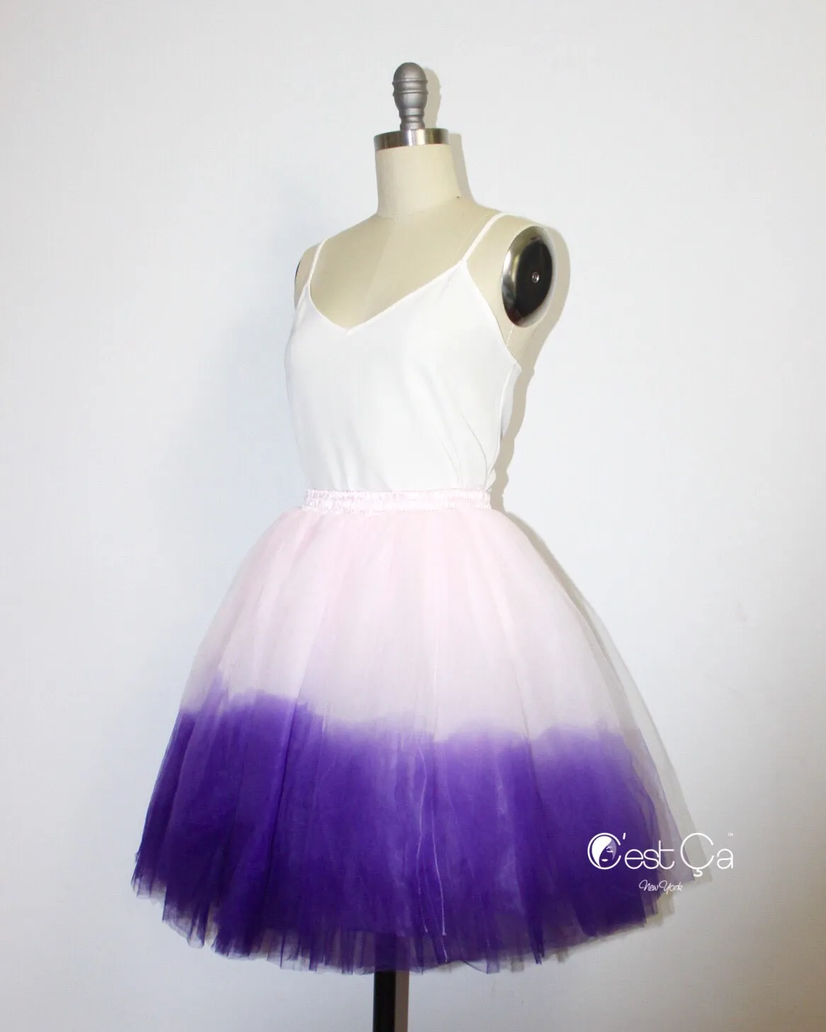 Clarisa Ombre Tulle Skirt - Custom Dyed