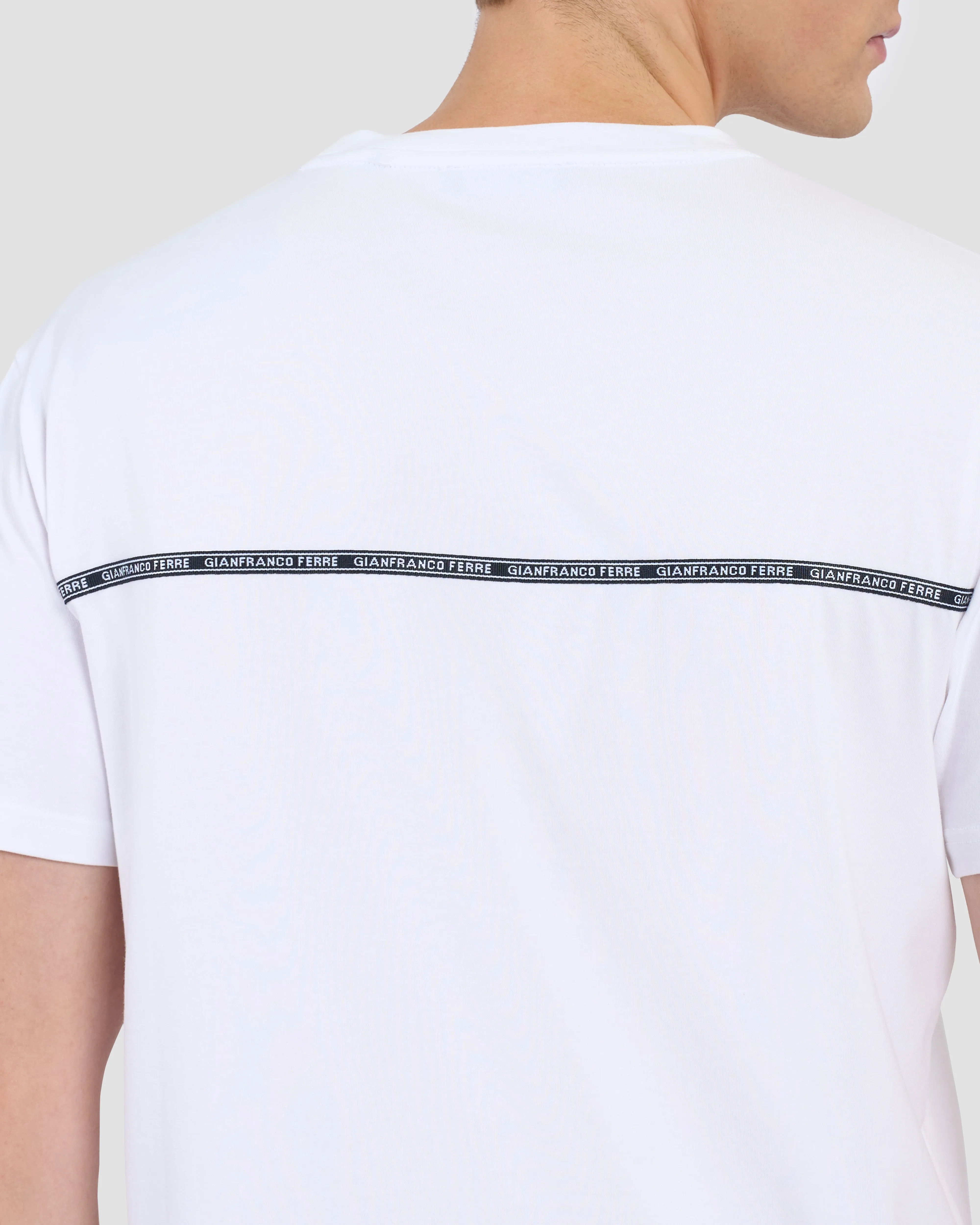 Contrast Brand Taped T-Shirt