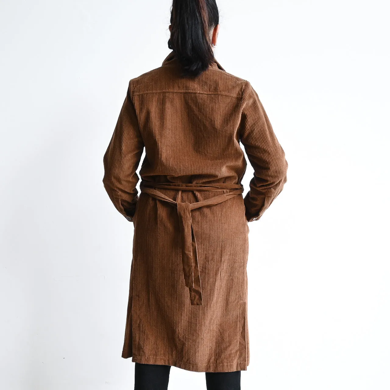 Corduroy Trench Coat by Orientique Australia - 22910