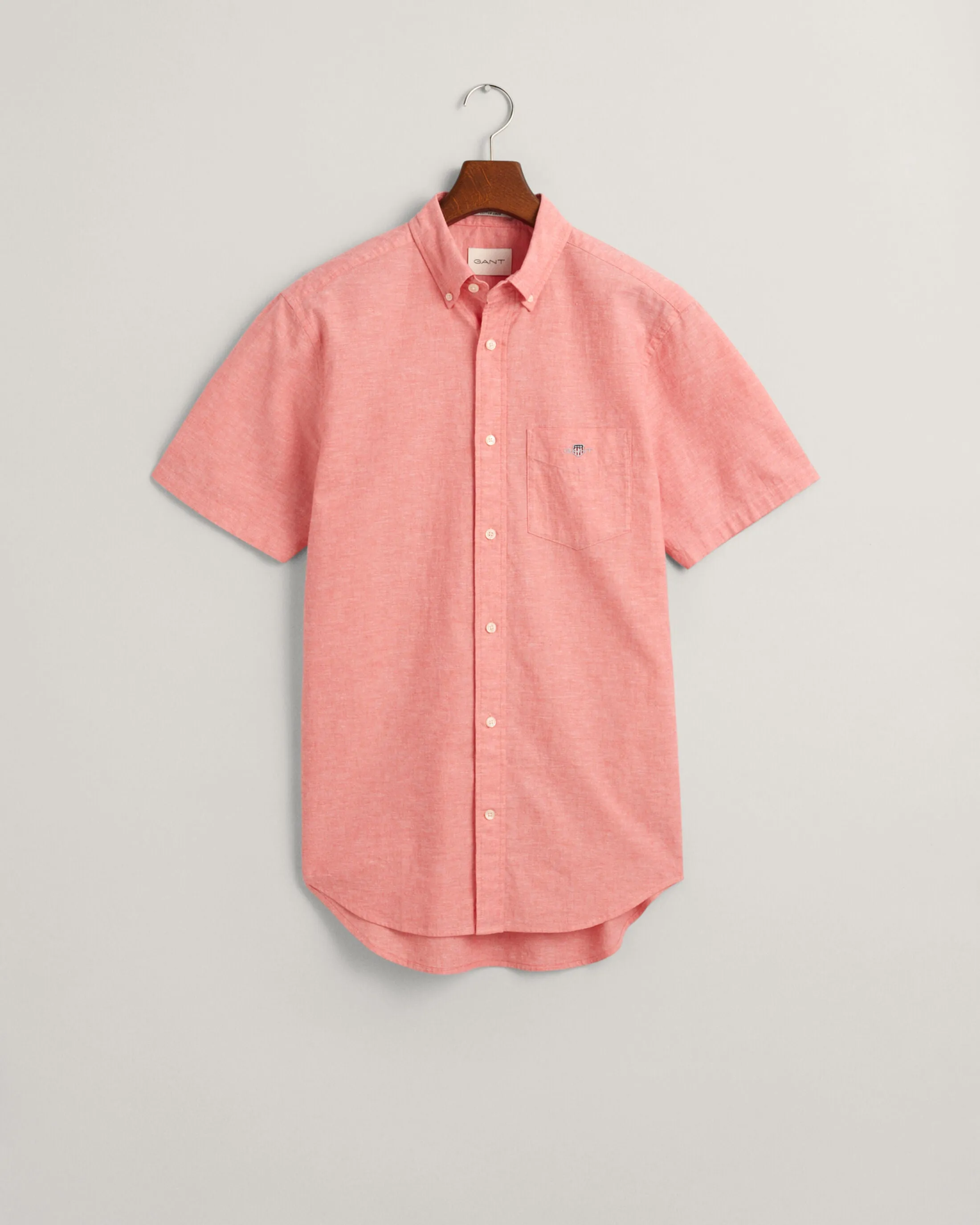 Cotton Linen Short Sleeve Shirt