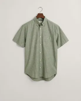 Cotton Linen Short Sleeve Shirt