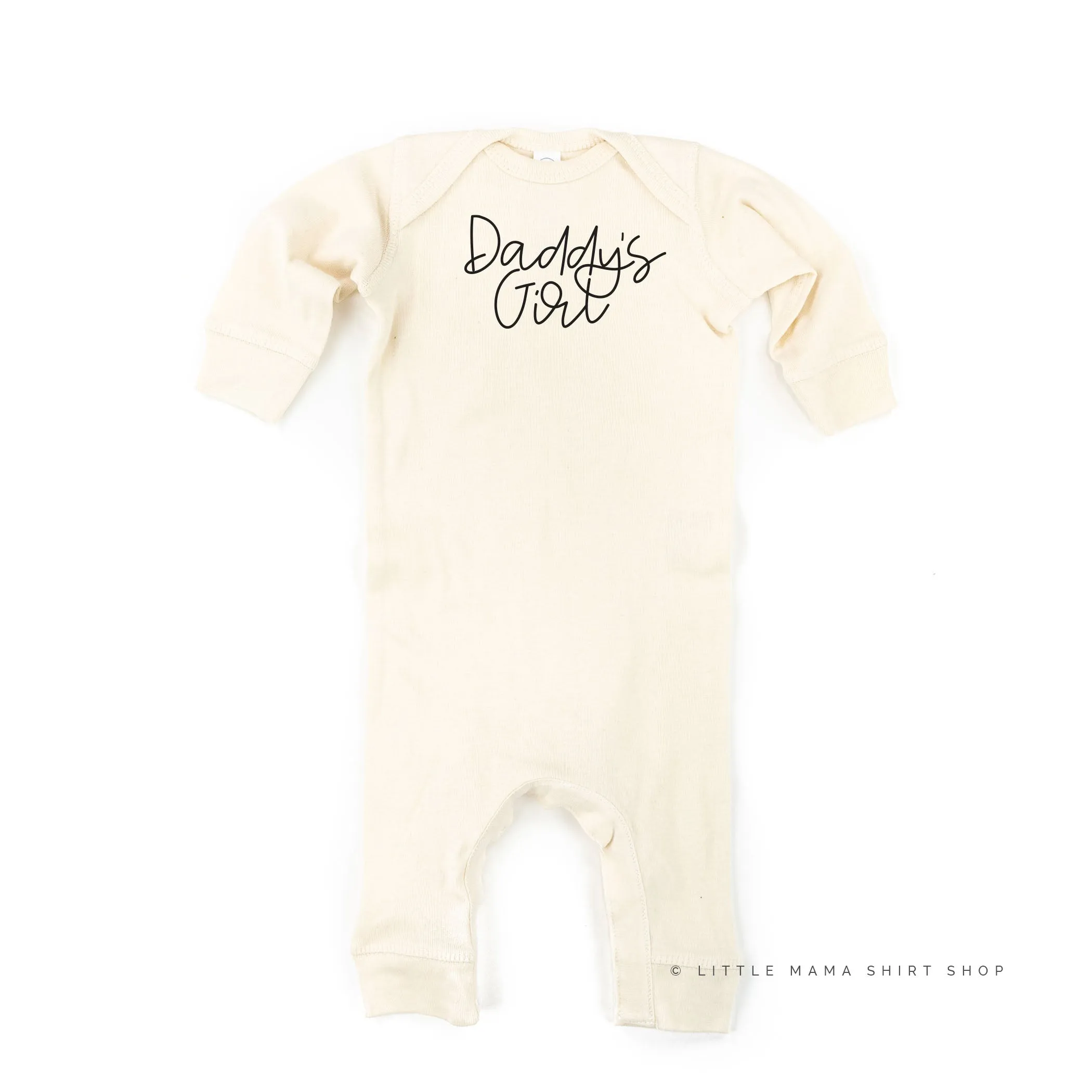 Daddy's Girl - Cursive - One Piece Baby Sleeper