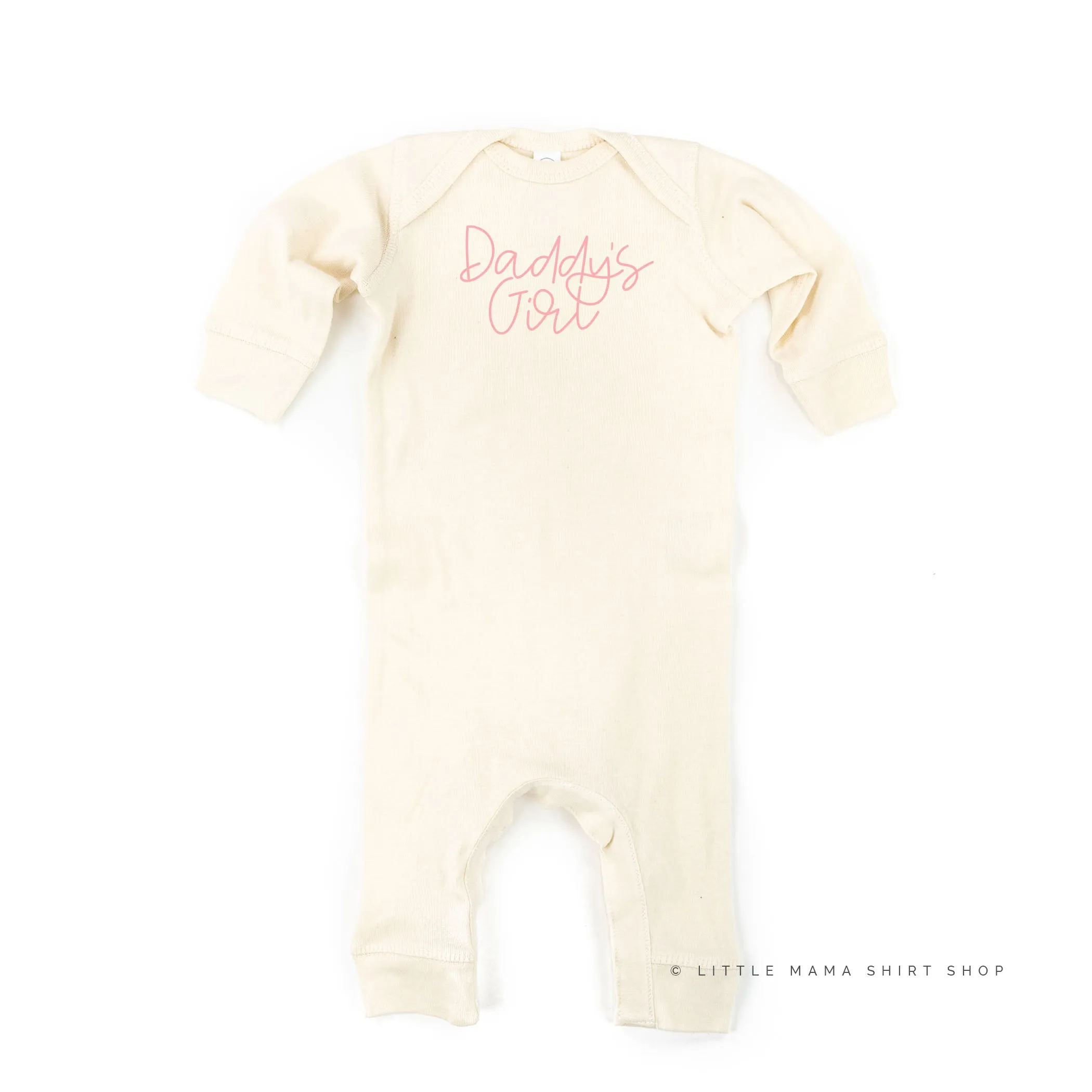 Daddy's Girl - Cursive - One Piece Baby Sleeper