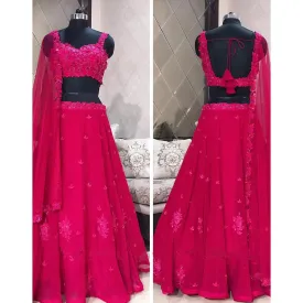 Designer Rani pink Lehenga choli