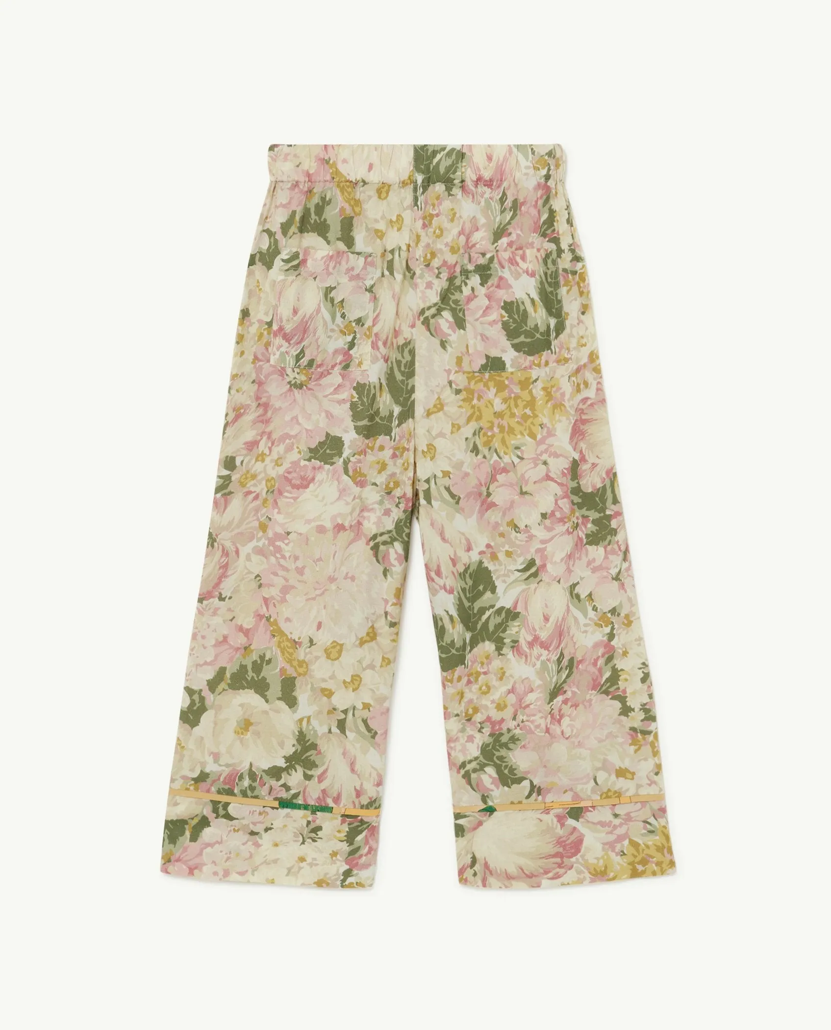 Flowers White Antelope Pants