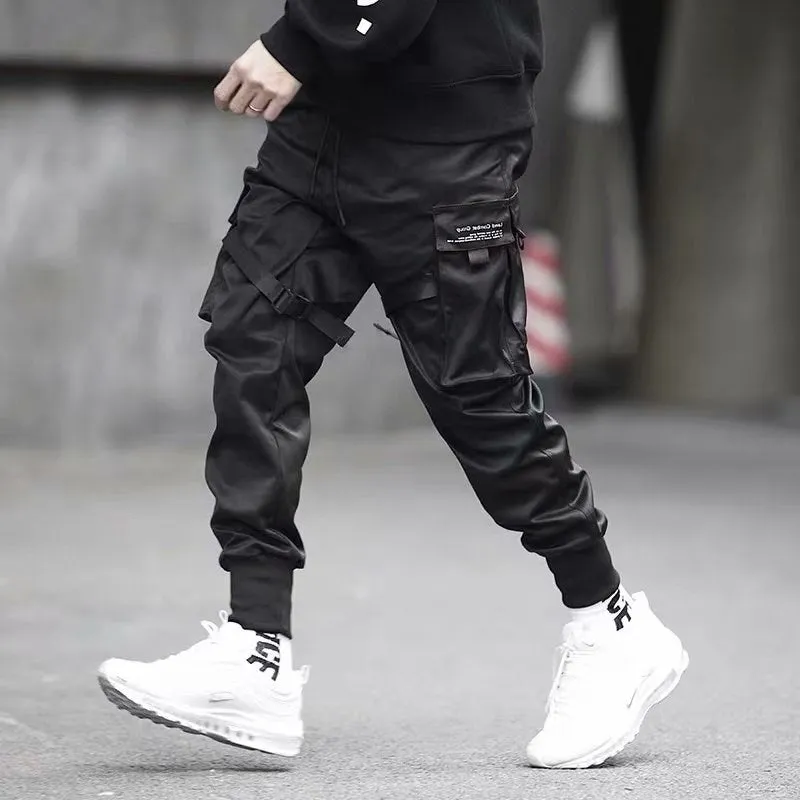 Funki Buys | Pants | Men's Gothic Punk Hip Hop Cargo Pants