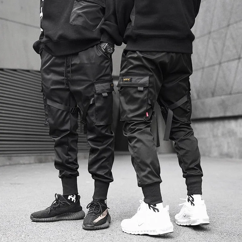 Funki Buys | Pants | Men's Gothic Punk Hip Hop Cargo Pants