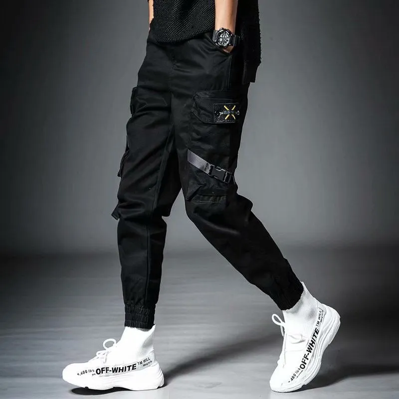 Funki Buys | Pants | Men's Gothic Punk Hip Hop Cargo Pants