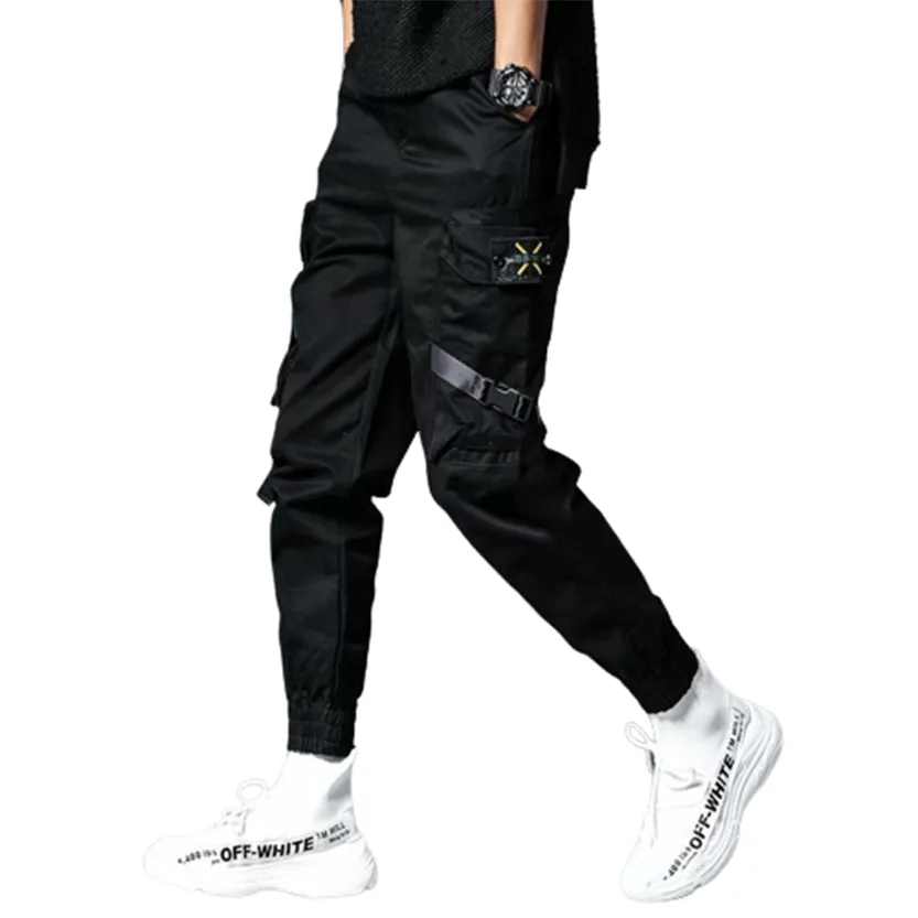 Funki Buys | Pants | Men's Gothic Punk Hip Hop Cargo Pants