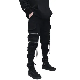 Funki Buys | Pants | Men's Gothic Punk Hip Hop Cargo Pants