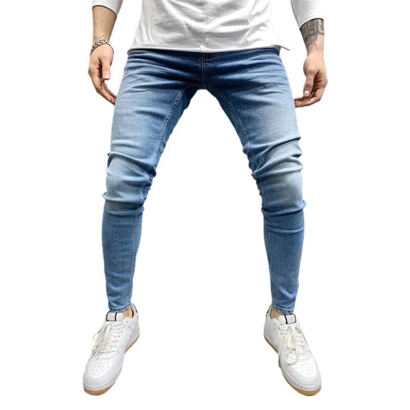 Funki Buys | Pants | Men's Stretch Skinny Jeans | Streetwear