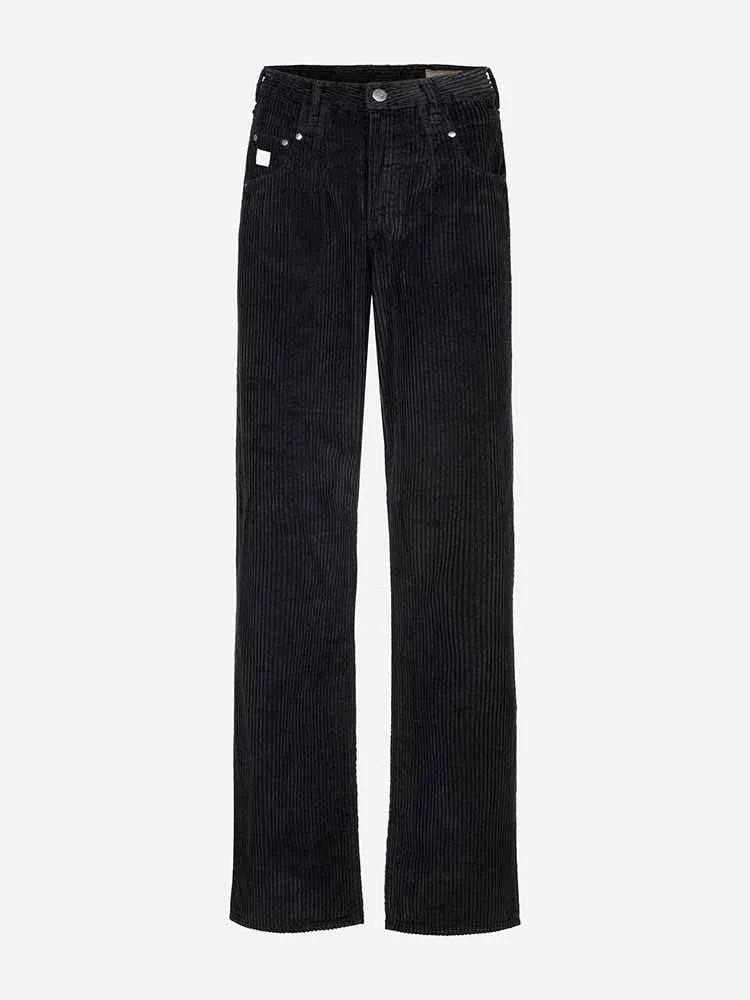 H Black Corduroy Trousers