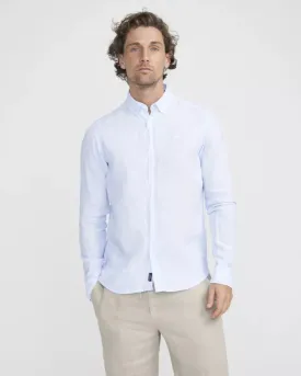 Holebrook Markus Blue Narrow Stripe Shirt