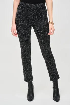 Jacquard Knit Chevron Slim Fit Pants by Joseph Ribkoff