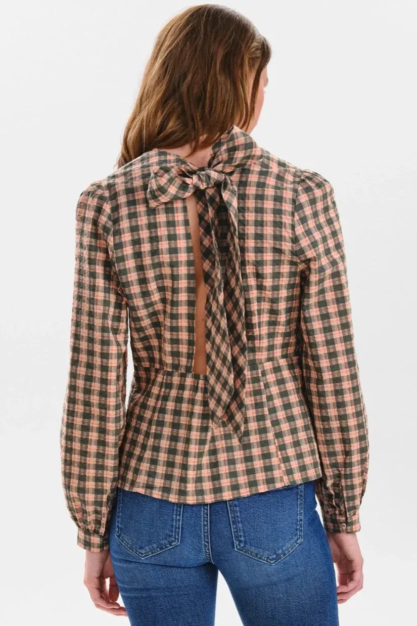 Jada Check Blouse Tuscany