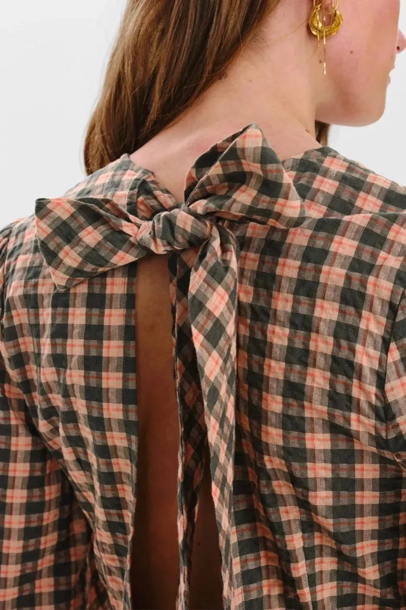 Jada Check Blouse Tuscany