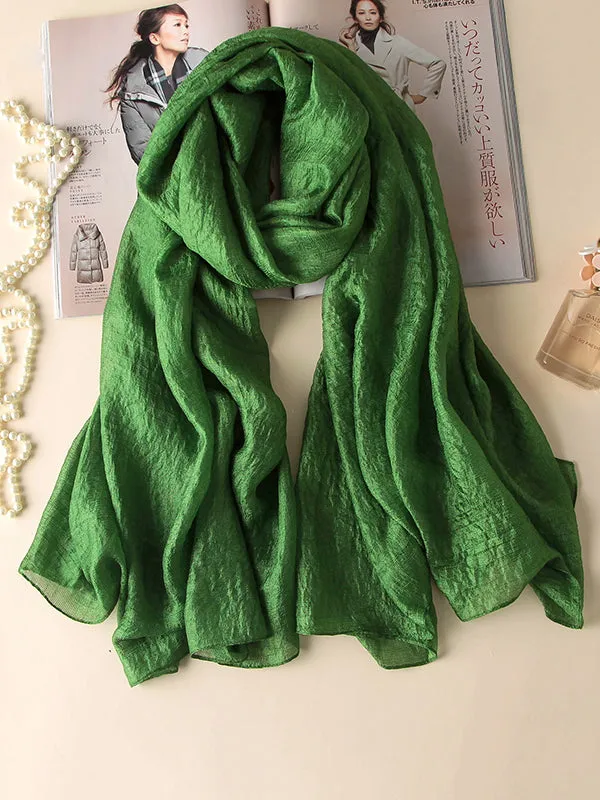 Keep Warm Solid Color Sun protection Wrap Scarf