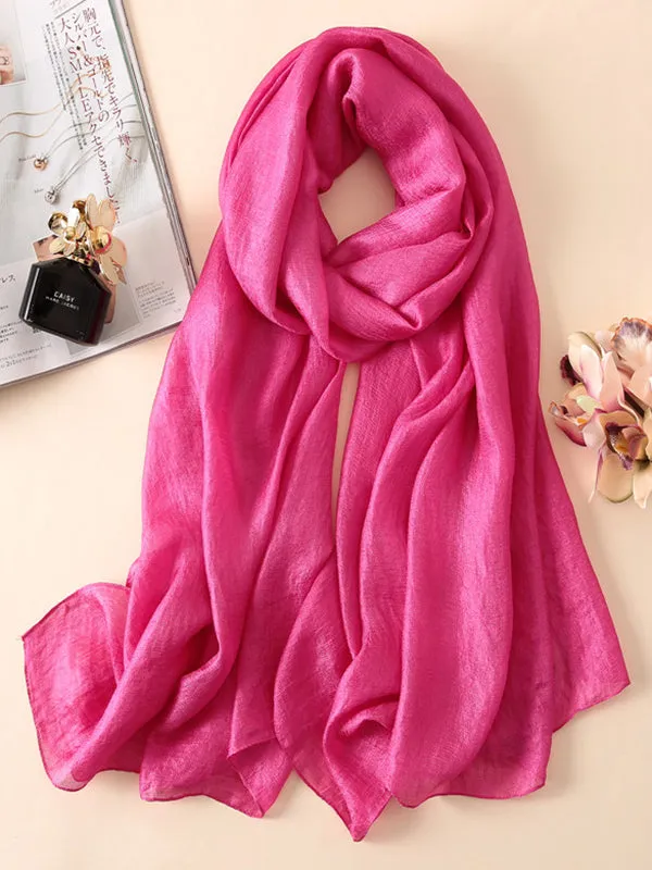 Keep Warm Solid Color Sun protection Wrap Scarf