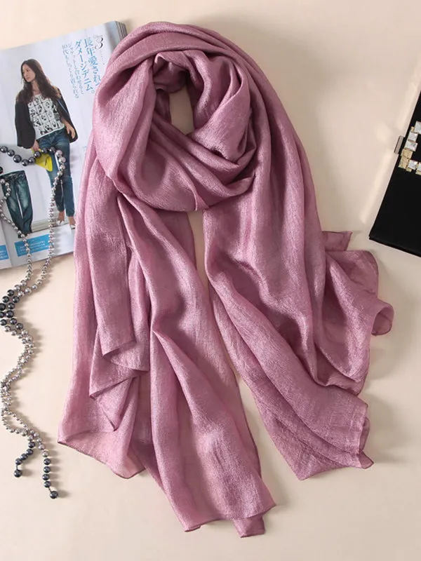 Keep Warm Solid Color Sun protection Wrap Scarf