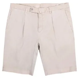 Khaki Cotton Stretch Chino Shorts