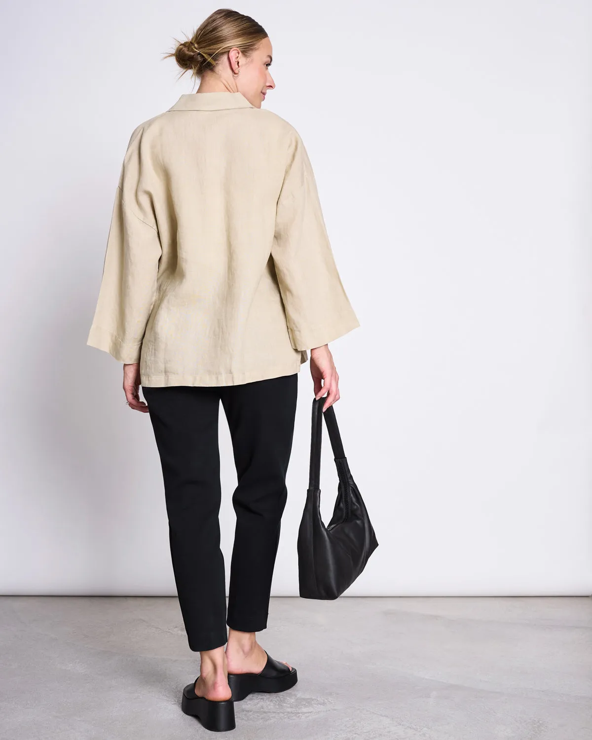 LINEN SHIRT MONS SAND