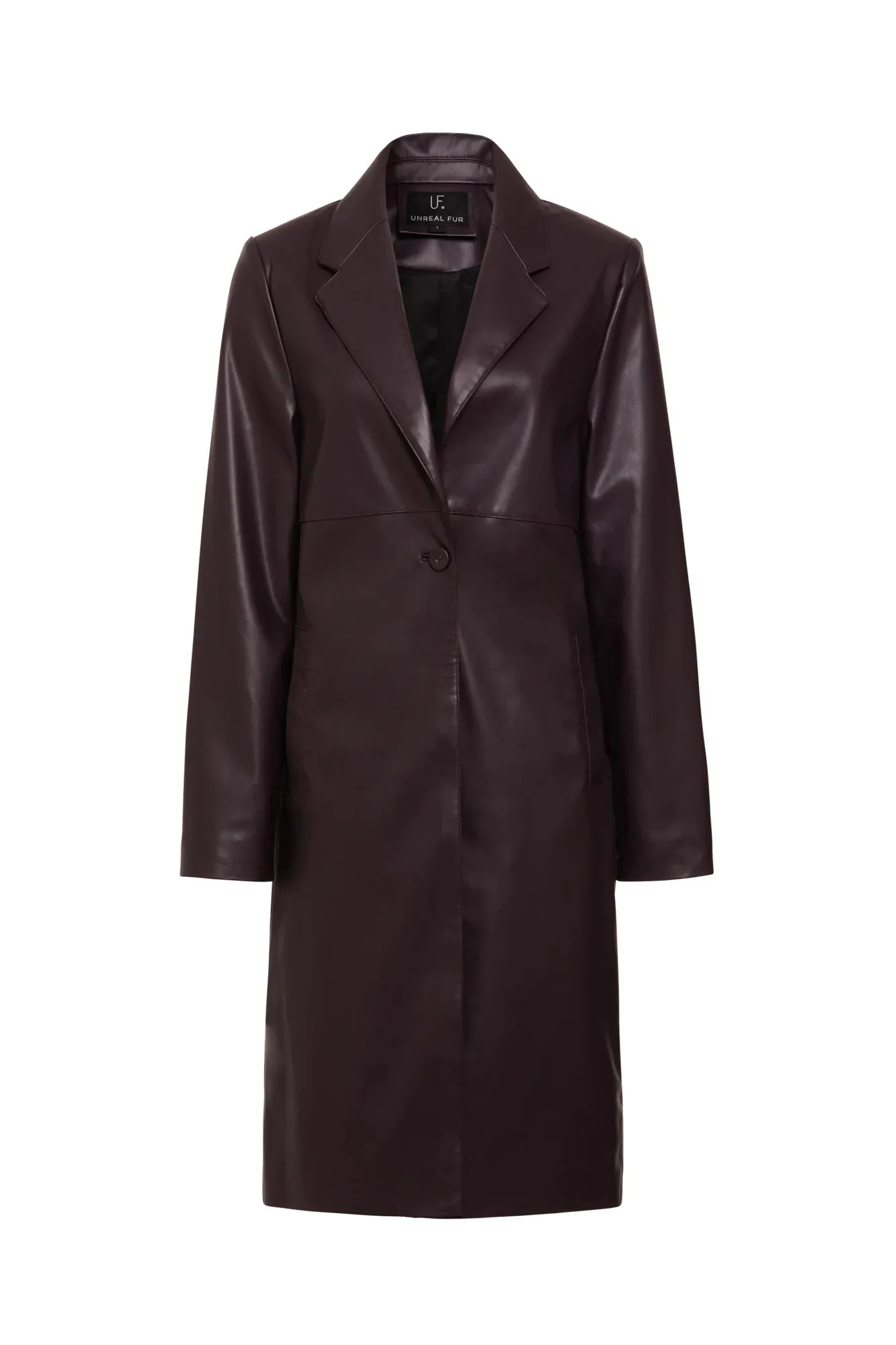 Mack Trench Coat | Aubergine