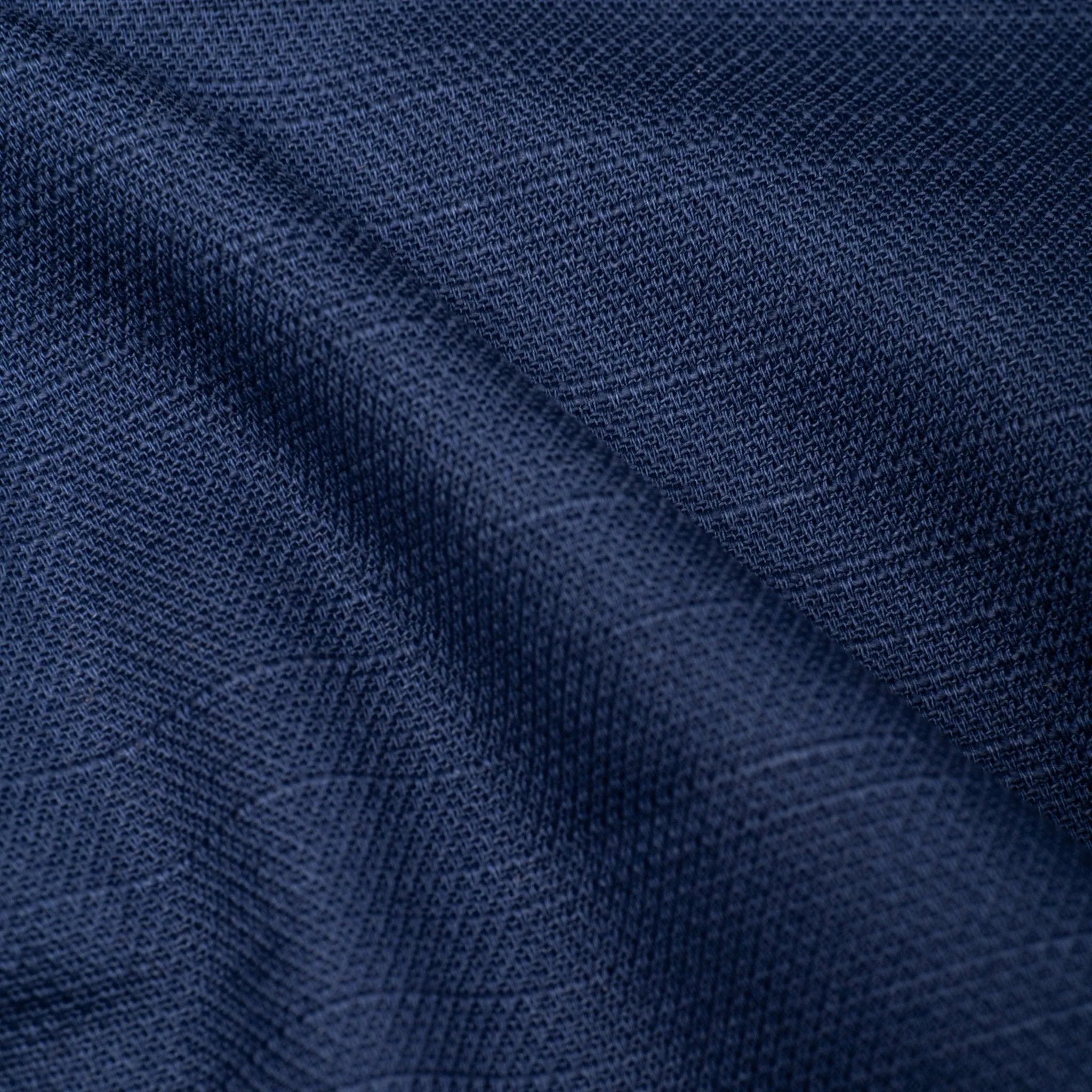 Navy Blue Color Cotton Linen Shirt For Men