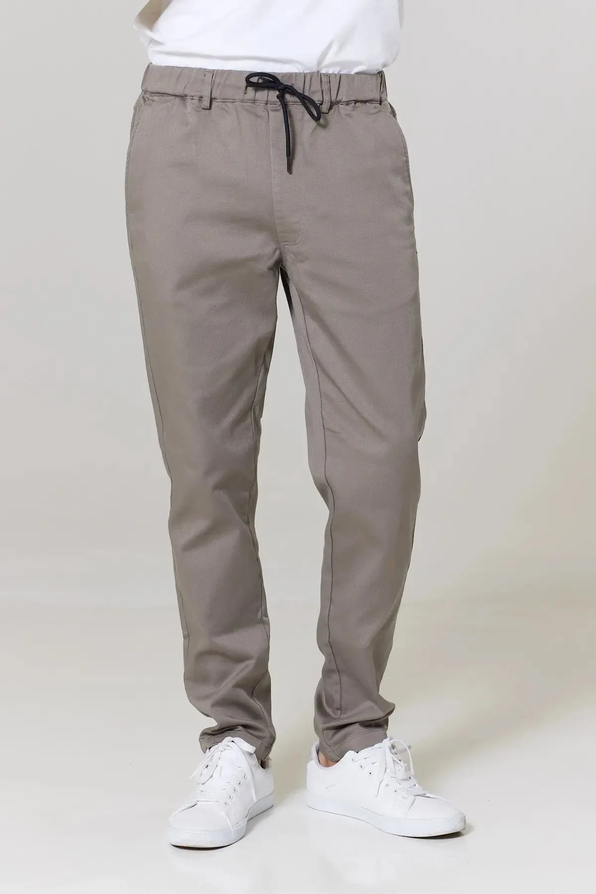 Newington Zip Joggers - Stone