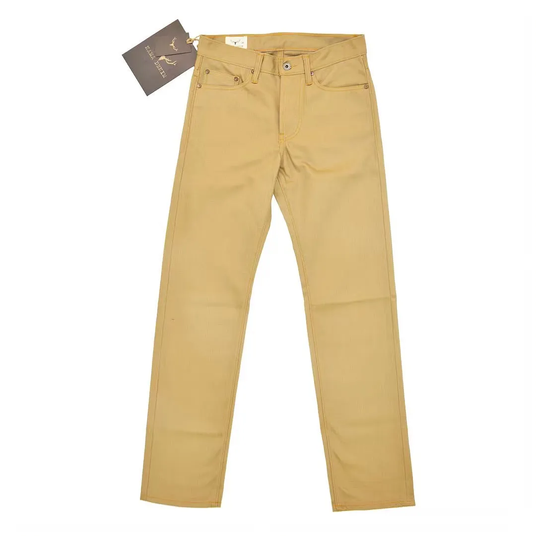 NST125 - KHAKI SLUB DENIM