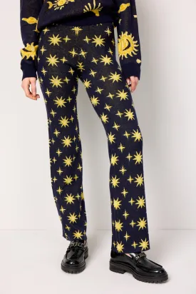 Orion Knit Trousers - Midtnight Stars