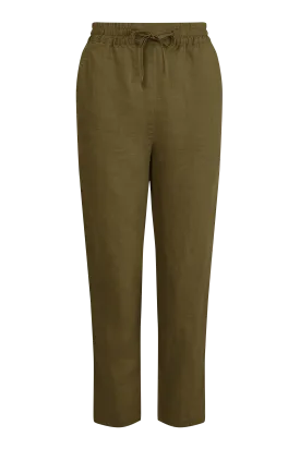 Rama Linen Trousers Khaki