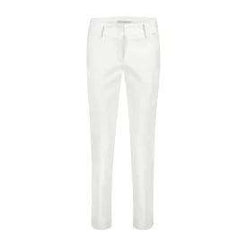 Red Button Womens Diana Crop Smart Trousers Off White