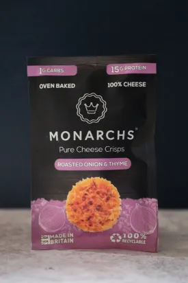 Roasted Onion & Thyme Cheese Crisps, Monarchs