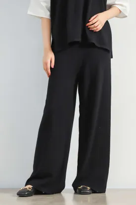 SOFT-KNIT STRAIGHT TROUSERS