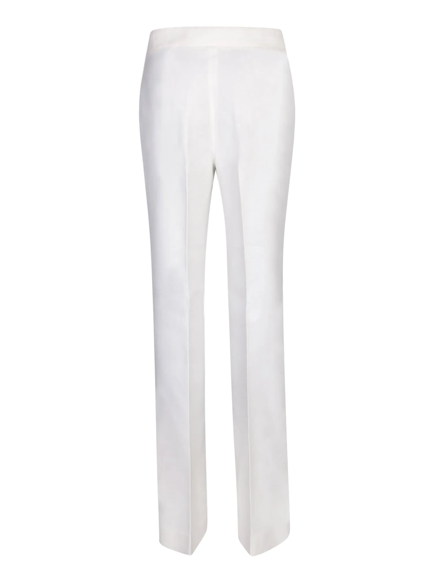 Stretch white trousers