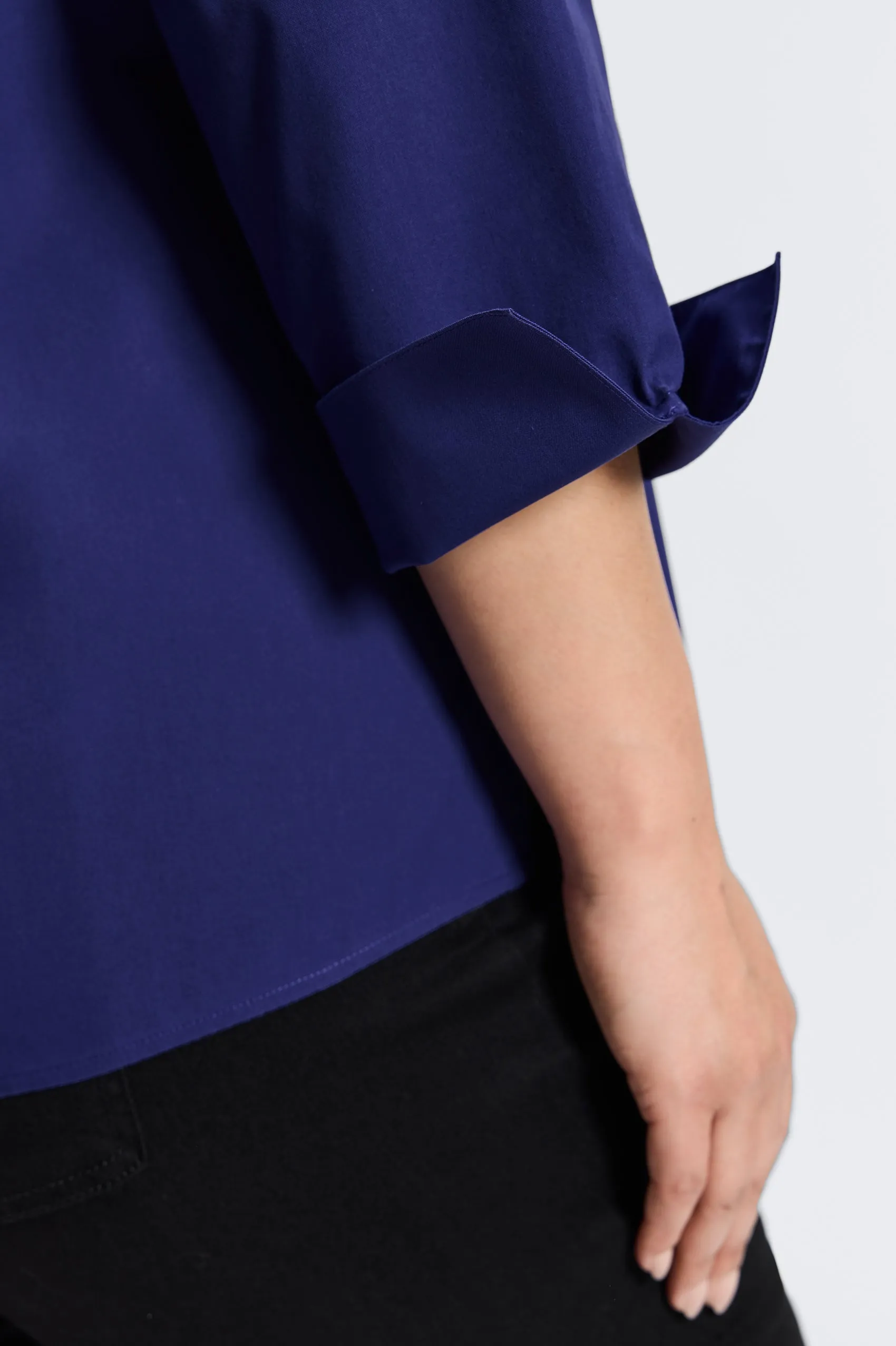 Taylor Plus Pinpoint No Iron 3/4 Sleeve Shirt