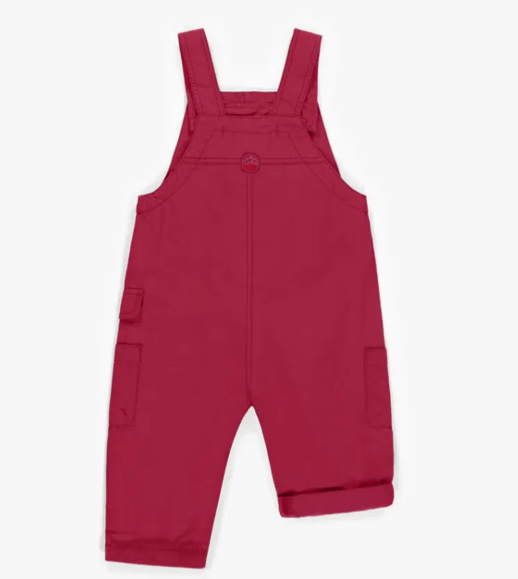 The Parker Khaki Overalls - Pink - BABY