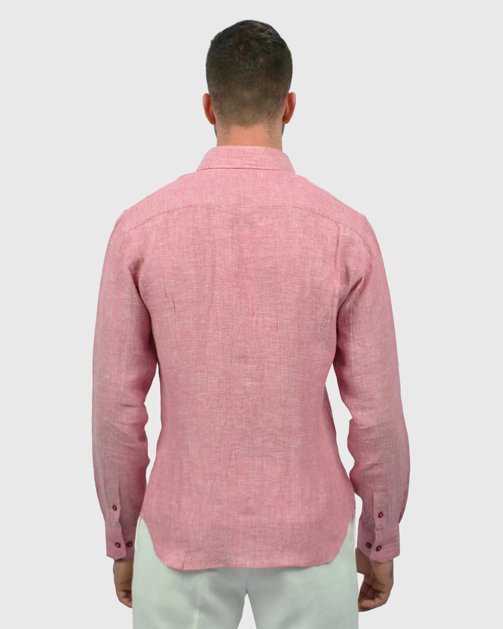 VINCENT & FRANKS S197098 PINK SLIM SC SHIRT