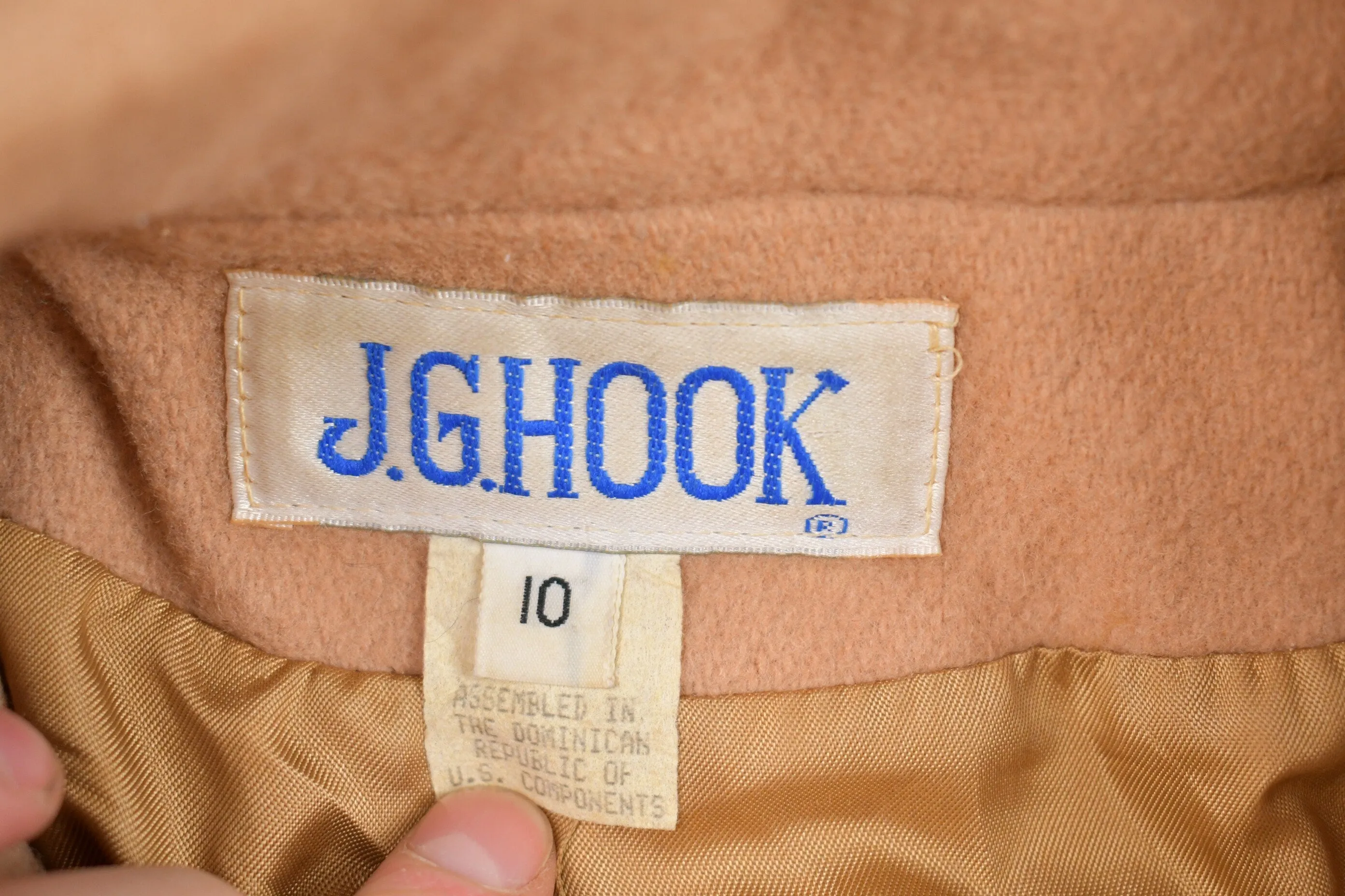 Vintage 1990s JG Hook 100% Wool Jacket