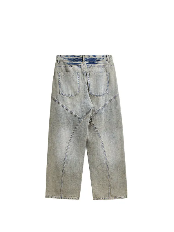 Washed Wide Leg Jeans